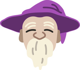 Wizard man with hat