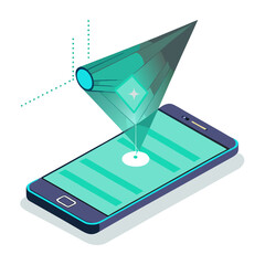 tablet pc and mobile phone