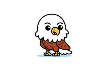 Cute Eagle Cartoon