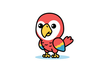 Cute Parrot Cartoon