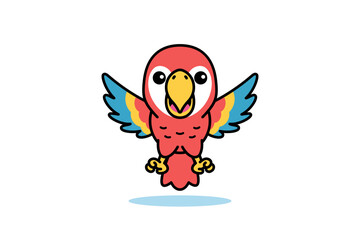Parrot Flying Cartoon