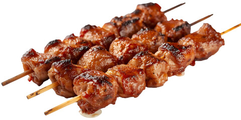 shish kebab on a skewer