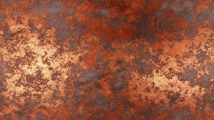 Copper metal concept background poster. AI artwork.
