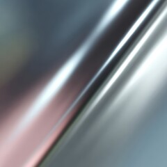 Smooth metallic gradient background in silver and chrome tones with soft reflections
