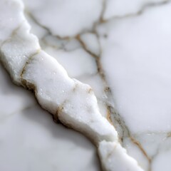 Minimalist white marble background with subtle grey veining and gentle light reflections