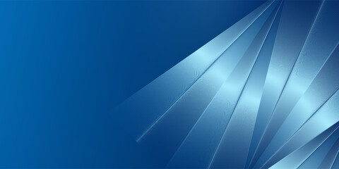 Abstract futuristic dark blue background with light and shadow. Vector Illustration