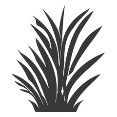 grass garden illustration grey