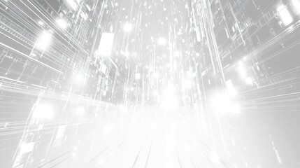 Obraz premium Abstract white architectural design