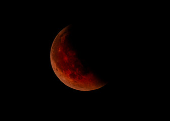 Naklejka premium Blood Moon