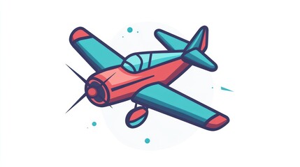 Cartoon airplane illustration