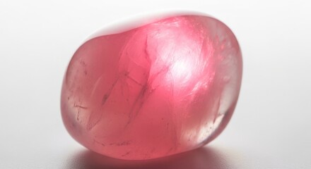 Gemstone Pink Crystal Smooth Polished Natural Mineral Beauty