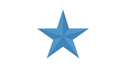 Obraz premium Blue star vector graphic illustration for design elements and decoration needs