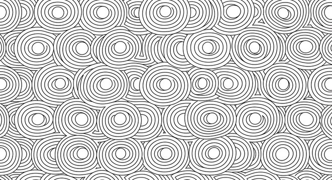 Abstract Concentric Circles Pattern Background Design.