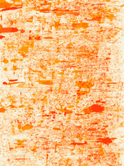 Warm Toned Watercolor Abstract Background in Orange and Yellow.