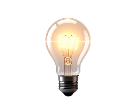 Conceptual Light Bulb Icon with Idea Symbol (3)