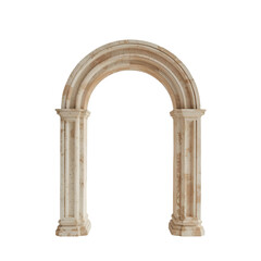 Obraz premium arch isolated on white background