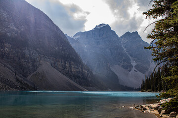 Moraine Lake and mountains Canada 