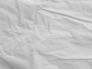 Wrinkled White Paper Texture Background for Vintage and Grunge Design