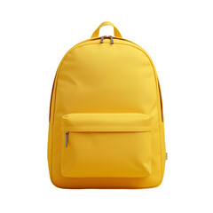 yellow bag isolated on white background