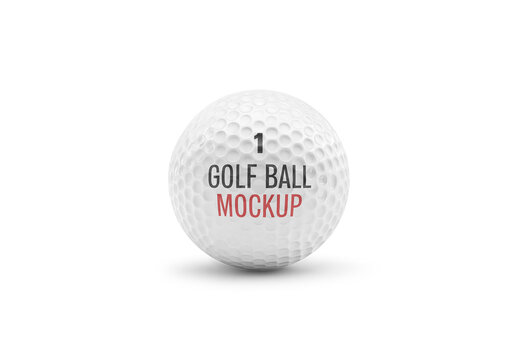 Golf Ball Mockup 1