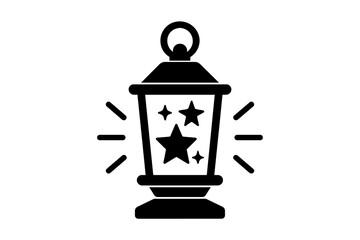 Vector Illustration of Starry Lantern Icon