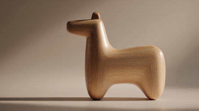minimalist wooden animal toy designed with simplicity in mind perfect for modern nurseries and playrooms