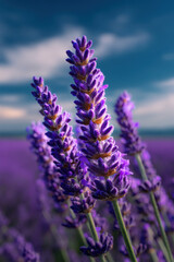 Obraz premium experience stunning summer landscapes of canada featuring blooming lavender fields in montreal