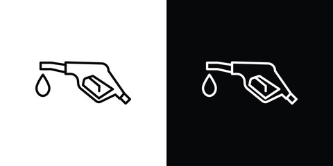 Fuel icon in line design. editable stroke icon.