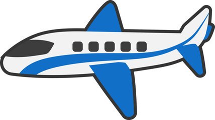 Cartoon Airplane Illustration