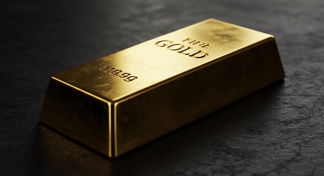 Gold bar with 110.9g marking
