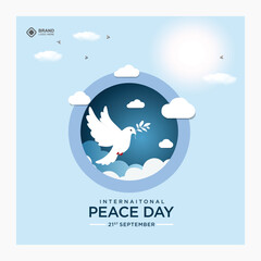 International Peace Day, observed on September 21st, is a global day dedicated to promoting peace, non-violence, and ceasefire.