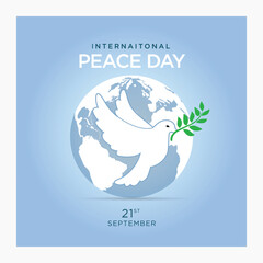 International Peace Day, observed on September 21st, is a global day dedicated to promoting peace, non-violence, and ceasefire.
