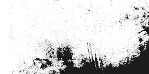 Vector distressed texture with grunge of black and white background. Black and white grunge. dust and grunge grain texture distorted grange shape .Texture of old wall. 
