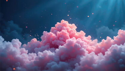 Abstract professional cloud computing backdrop.