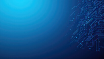 Blue technology background