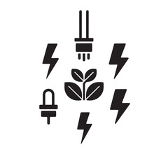 Green Energy and Sustainable Power Concept