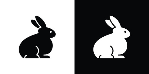 Rabbit icon Concept. vector design and illustration.