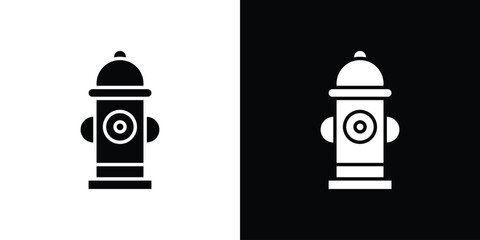 Fire hydrant icon Concept. vector design and illustration.