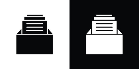 Archive icon Concept. vector design and illustration.