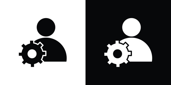 Account settings icon Concept. vector design and illustration.