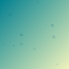 Calm Teal and Light Green Gradient with Translucent Circles for Abstract Design Background