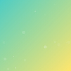 Bright and Clean Gradient Background Blending Aqua, Green, and Yellow with Bokeh Effect