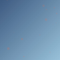 Soft Gradient Blue Background with Ethereal Bokeh Light Circles and Subtle Texture