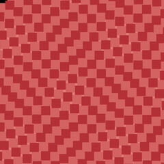 Dynamic Seamless Checkerboard Pattern of Interlocking Red and Salmon Geometric Squares for Backgrounds