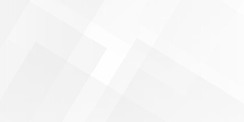 Abstract white and gray overlap triangle geometric technology design. minimal rectangle randomly arranged white lines transparent web square background. overlapping web template presentation design.	