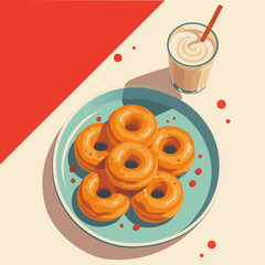 Donnuts vector