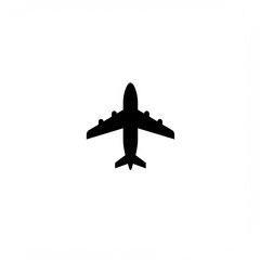 2D Minimalist airplane icon