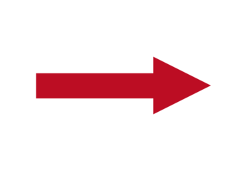 Right Arrow Minimal Red Icon – Simple Navigation Symbol, Direction Pointer, UI and App Button Design