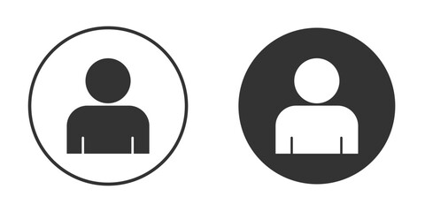 User icon clipart flat designs. illustration vectors