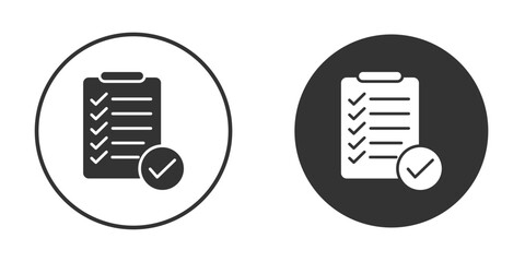 Survey icon clipart flat designs. illustration vectors